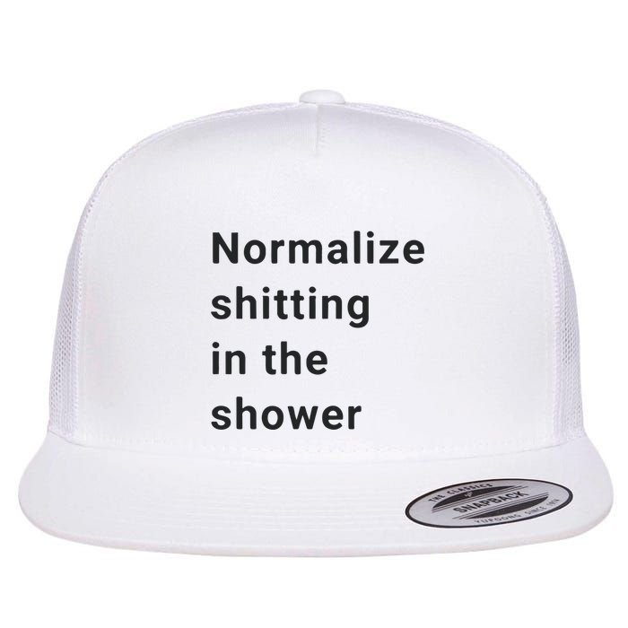 Normalize Shitting In The Shower Dank Meme Flatbill Hat