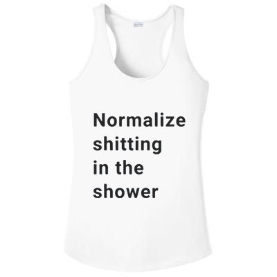 Normalize Shitting In The Shower Dank Meme Ladies PosiCharge Competitor Racerback Tank