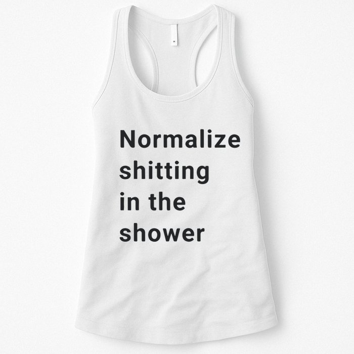 Normalize Shitting In The Shower Dank Meme Womens Tank Top