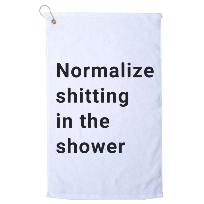 Normalize Shitting In The Shower Dank Meme Golf Towel