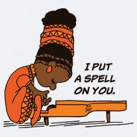 Nina Simone I Put A Spell On You Sueded Cloud Jersey T-Shirt