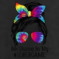 No Shame In My Sober Game Na Narcotics Anonymous Gift 7 Panel Mesh Trucker Snapback Hat