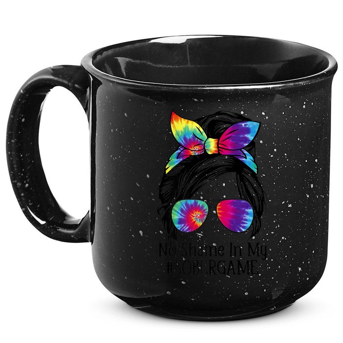 No Shame In My Sober Game Na Narcotics Anonymous Gift 15oz Campfire Ceramic Mug