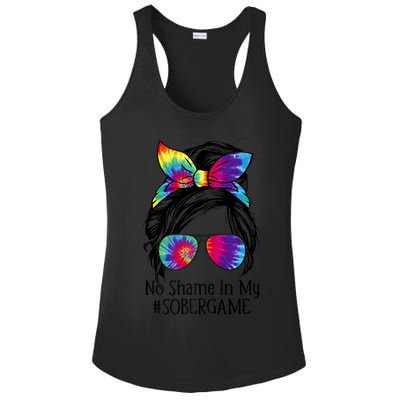 No Shame In My Sober Game Na Narcotics Anonymous Gift Ladies PosiCharge Competitor Racerback Tank