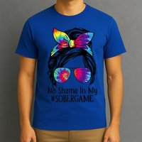 No Shame In My Sober Game Na Narcotics Anonymous Gift T-Shirt