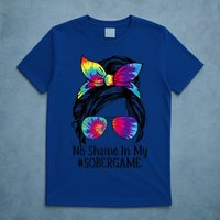 No Shame In My Sober Game Na Narcotics Anonymous Gift T-Shirt