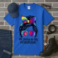 No Shame In My Sober Game Na Narcotics Anonymous Gift Tall T-Shirt