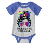 No Shame In My Sober Game Na Narcotics Anonymous Gift Infant Baby Jersey Bodysuit
