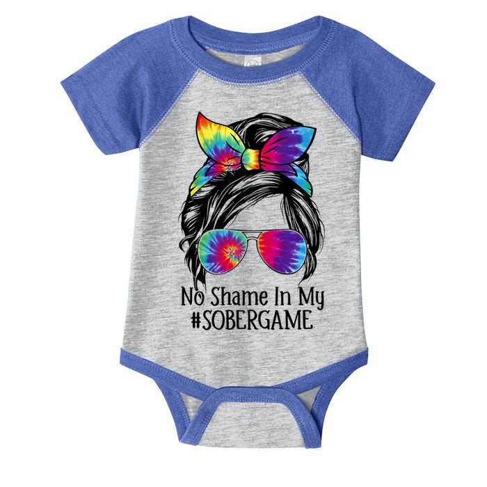 No Shame In My Sober Game Na Narcotics Anonymous Gift Infant Baby Jersey Bodysuit
