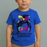 No Shame In My Sober Game Na Narcotics Anonymous Gift Toddler T-Shirt