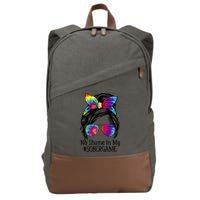 No Shame In My Sober Game Na Narcotics Anonymous Gift Cotton Canvas Backpack
