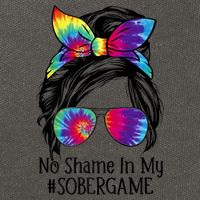 No Shame In My Sober Game Na Narcotics Anonymous Gift Cotton Canvas Backpack