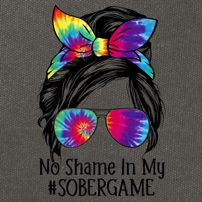 No Shame In My Sober Game Na Narcotics Anonymous Gift Cotton Canvas Backpack