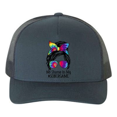 No Shame In My Sober Game Na Narcotics Anonymous Gift Yupoong Adult 5-Panel Trucker Hat