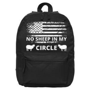 No S.H.E.E.P In My Circle 16 in Basic Backpack