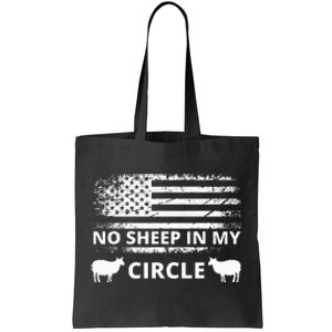 No S.H.E.E.P In My Circle Tote Bag