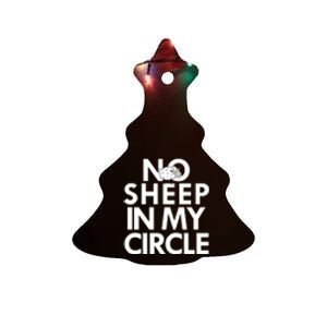 No Sheep In My Circle Ceramic Tree Ornament