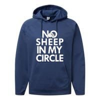 No Sheep In My Circle Performance Fleece Hoodie