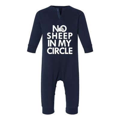 No Sheep In My Circle Infant Fleece One Piece