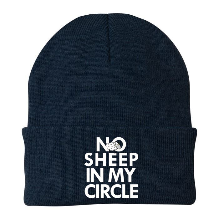 No Sheep In My Circle Knit Cap Winter Beanie