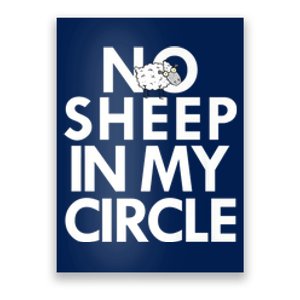 No Sheep In My Circle Poster