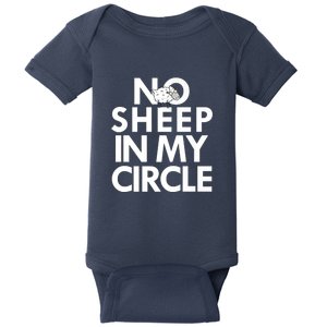 No Sheep In My Circle Baby Bodysuit