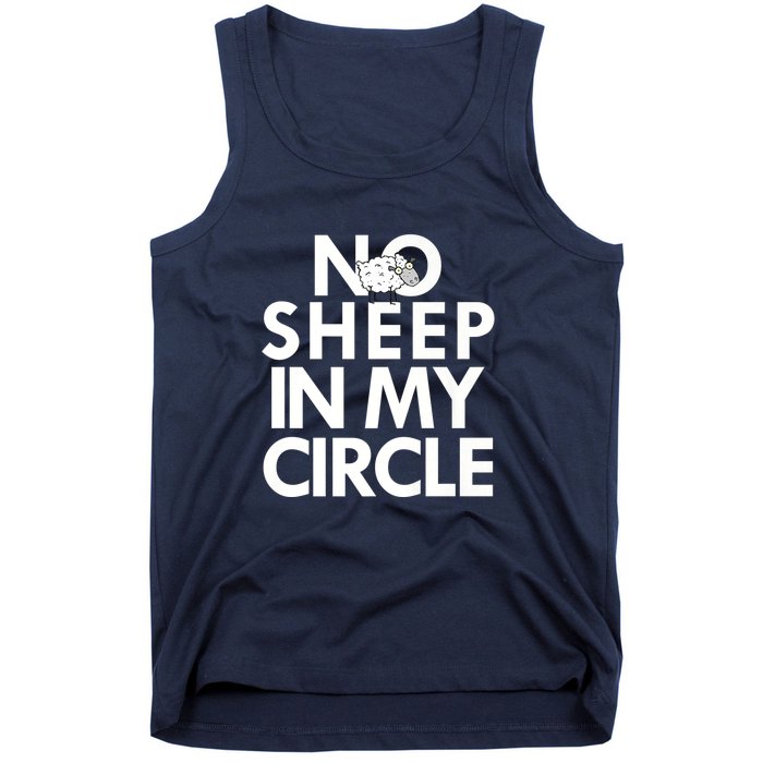 No Sheep In My Circle Tank Top