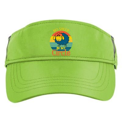 No Sheep In My Circle Adult Drive Performance Visor