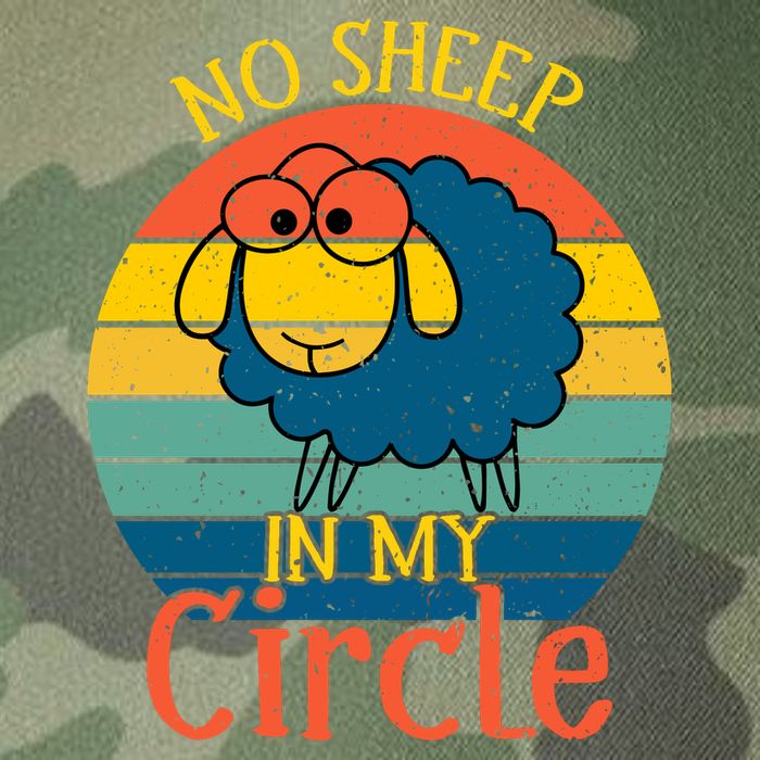 No Sheep In My Circle Legacy Tie Dye Trucker Hat