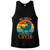 No Sheep In My Circle Ladies PosiCharge Tri-Blend Wicking Tank