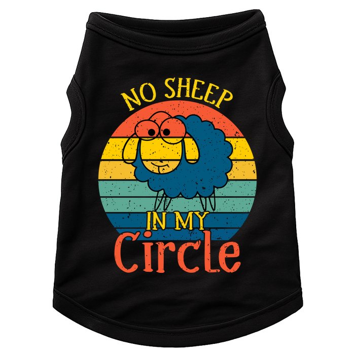 No Sheep In My Circle Doggie Tank