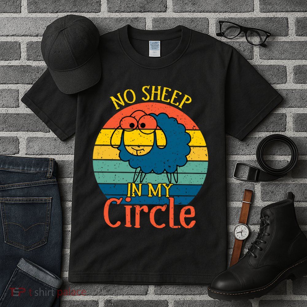 No Sheep In My Circle Tall T-Shirt