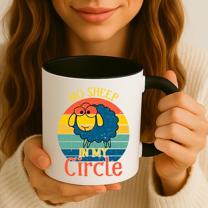 No Sheep In My Circle Mug