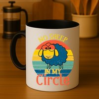 No Sheep In My Circle Mug