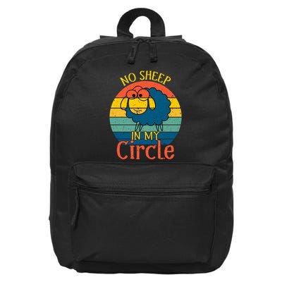 No Sheep In My Circle 16 in Basic Backpack