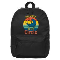 No Sheep In My Circle 16 in Basic Backpack