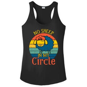 No Sheep In My Circle Ladies PosiCharge Competitor Racerback Tank