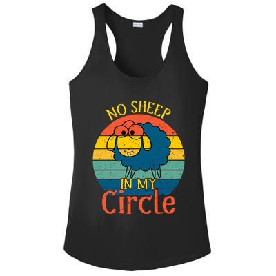 No Sheep In My Circle Ladies PosiCharge Competitor Racerback Tank
