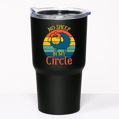 No Sheep In My Circle Tumbler