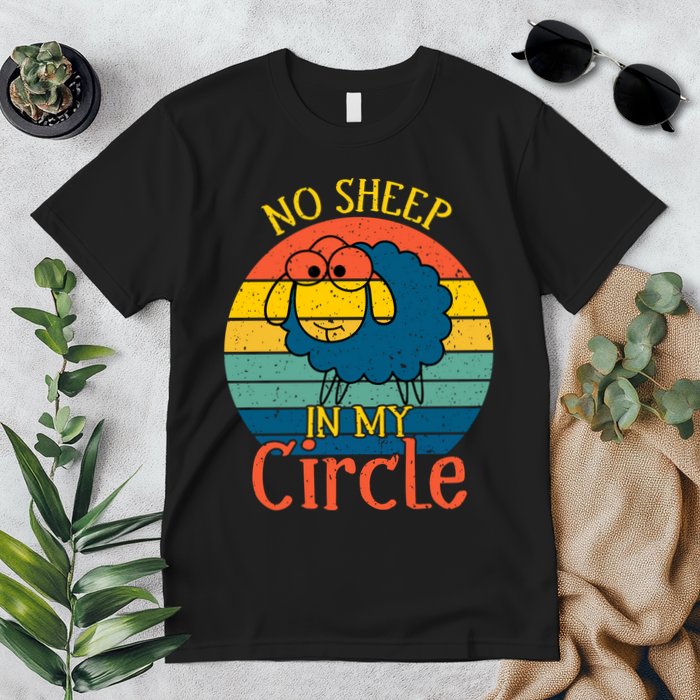 No Sheep In My Circle Premium T-Shirt