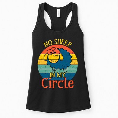 No Sheep In My Circle Womens Tank Top