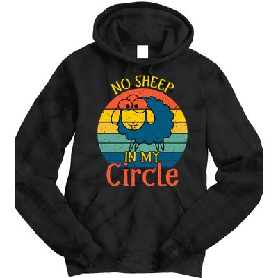 No Sheep In My Circle Tie Dye Hoodie