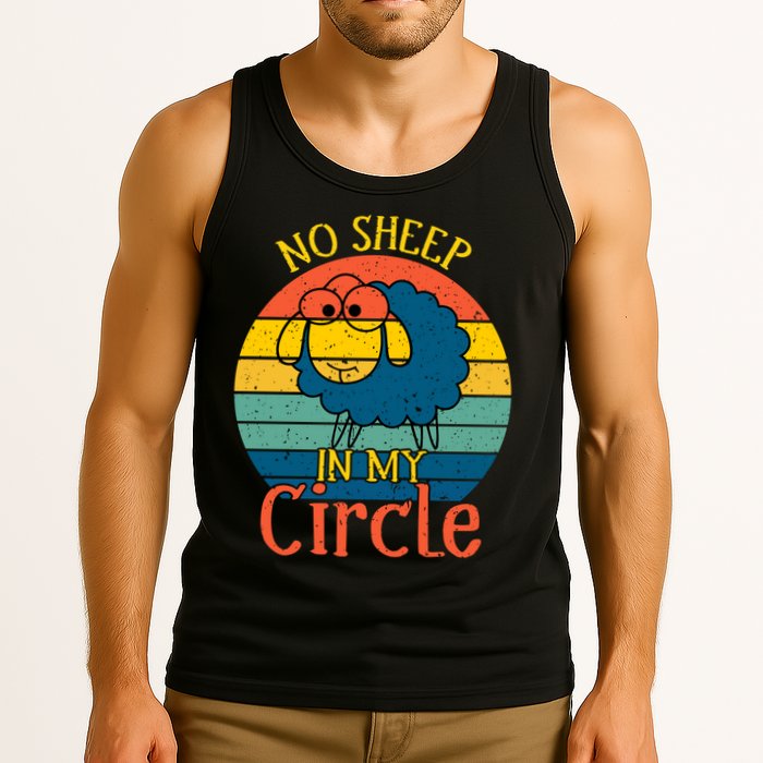 No Sheep In My Circle Tank Top