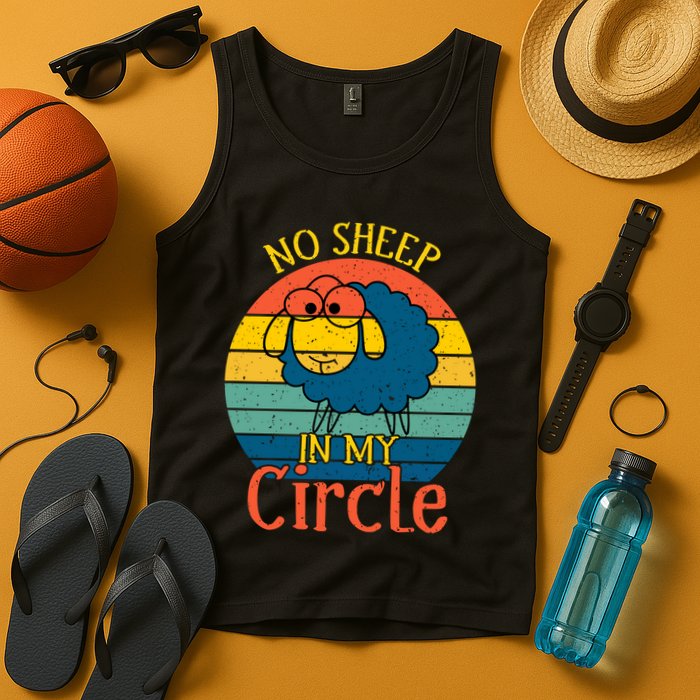 No Sheep In My Circle Tank Top