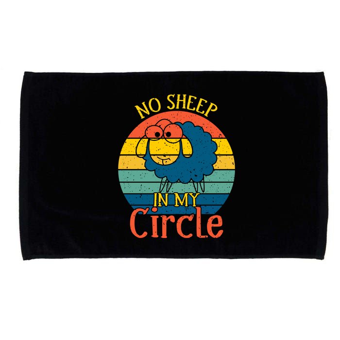 No Sheep In My Circle Microfiber Hand Towel