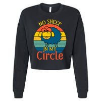 No Sheep In My Circle Cropped Pullover Crew