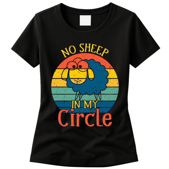 No Sheep In My Circle Womens T-Shirt