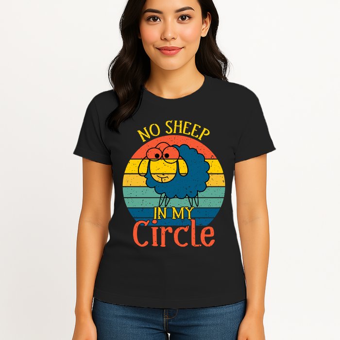 No Sheep In My Circle Womens T-Shirt
