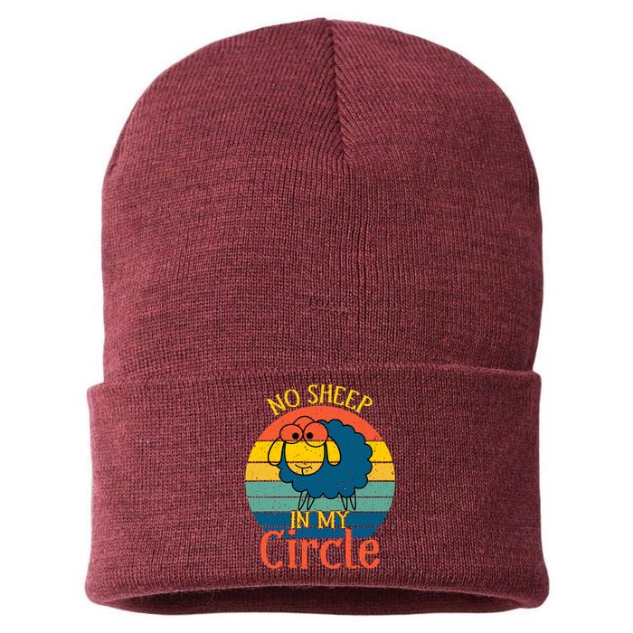 No Sheep In My Circle Sustainable Knit Beanie