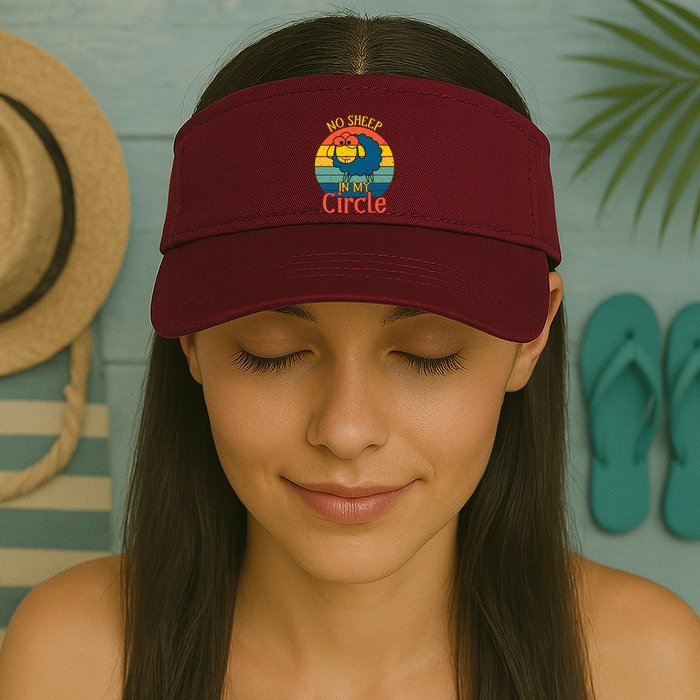 No Sheep In My Circle Visor